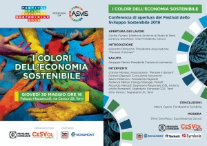 30 maggio 2019 - i colori dell'economica sostenibile