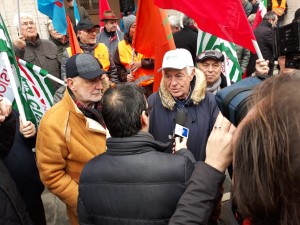 manifestazione pensionati 28 dicembre 2018