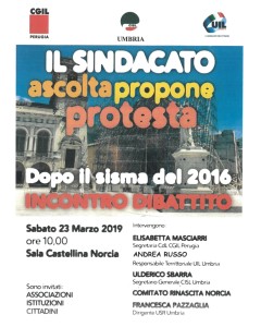 il sindacato ascolta propone protesta - 23 marzo 2019