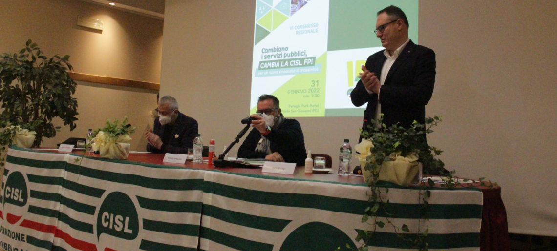 Congresso regionale Cisl Fp: Luca Talevi confermato alla guida