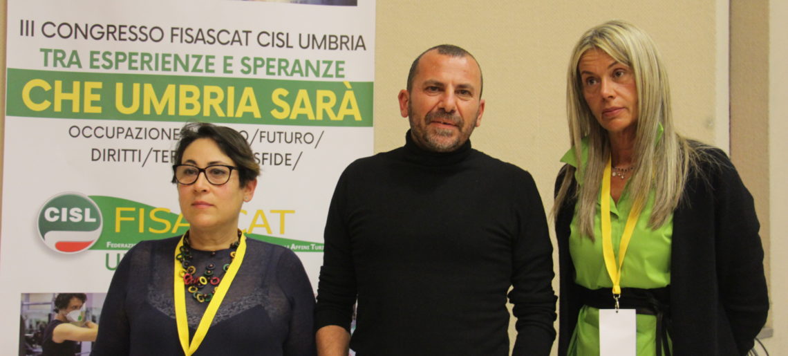 Fisascat Cisl Umbria, congresso di ripartenza:   “Due anni che hanno cambiato il settore”. Valerio Natili confermato segretario
